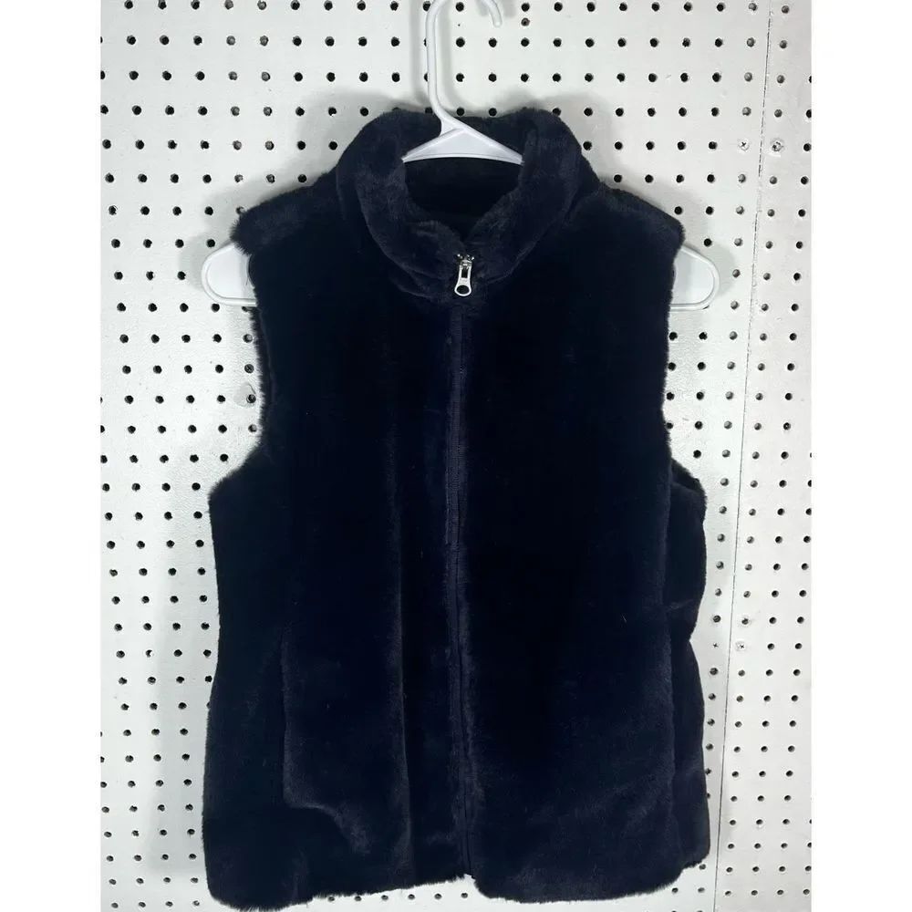 J.Crew faux Fur vest